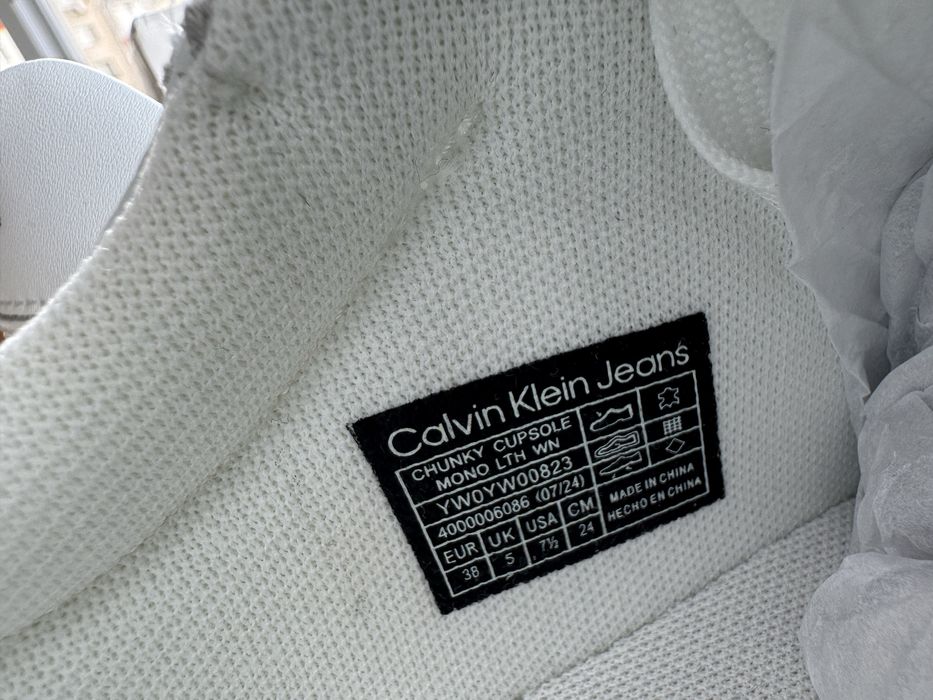 Дамски кецове Calvin Klein размер 38,естествена кожа