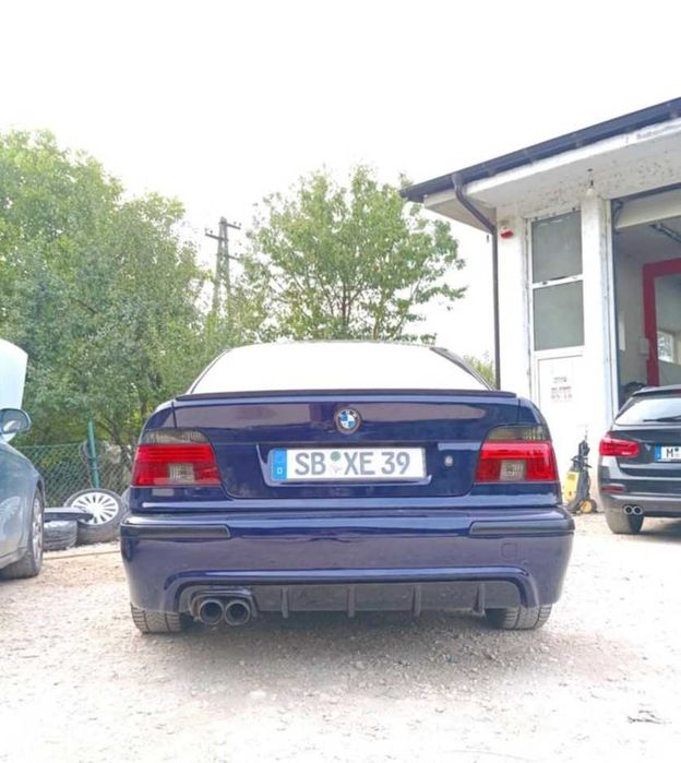 Дифузьор за задна броня Bmw e39, M5 за единичен накрайник, бмв пакет