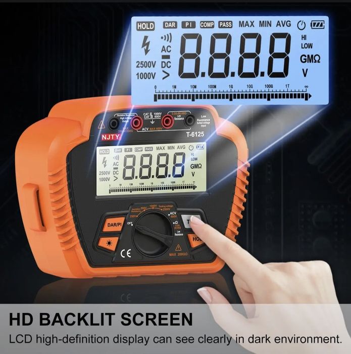 Тестер изоляции (Мегаомметр)