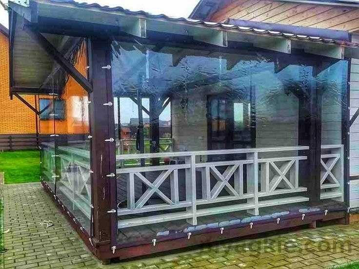 Мягкие окна из прозрачного ПВХ для беседок и террас. Установка ПВХ