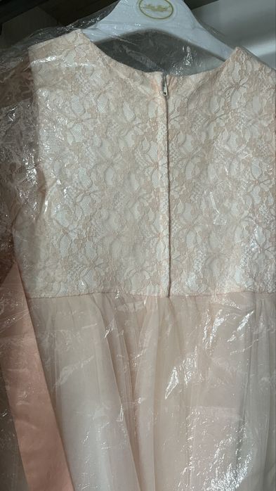 Платье детское розовое