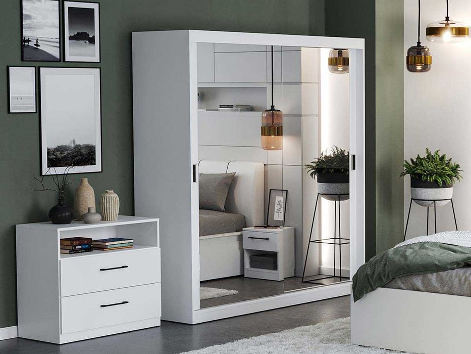 Dulap Nordis 184 oglinda - Transport Gratuit in 4-10 zile