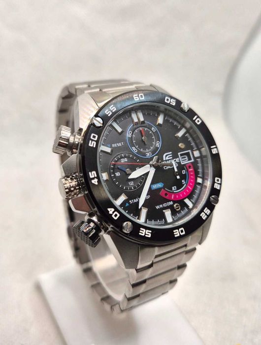 Ceas Sport Casio Edifice EFR 558 db SILVER Black friday Garantie 2 ani