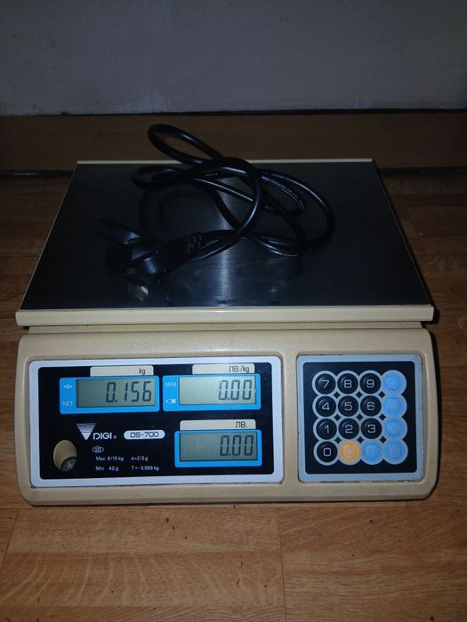 Ел.везна диги дс-700 сертифицирана