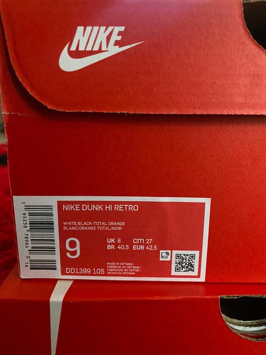 Nike Dunk High Retro Panda