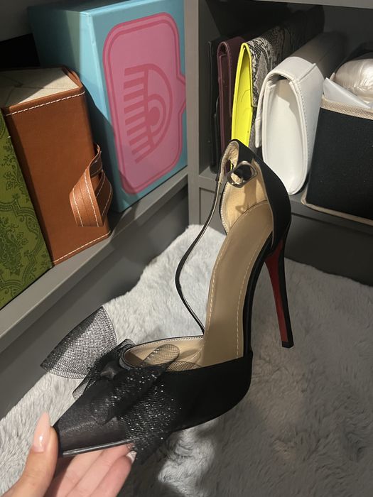Обувки на висок ток 12 см по модел на Jimmy Choo