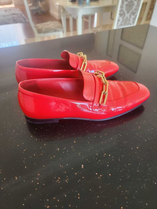 Лаковые лоферы Burberry, оригинал (39 размер)