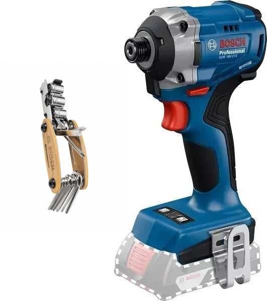 ПРОМОЦИЯ!Акумулаторен ударен винтоверт Bosch импакт GDR 18V-215 18V , 215Nm, без батерии и зарядно