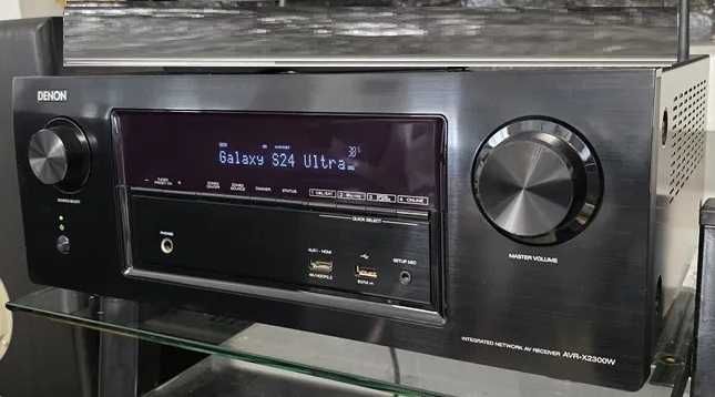 Receiver 7.2 Denon AVR-X2300w Dolby Atmos Wifi Bluetooth 4k usb arc