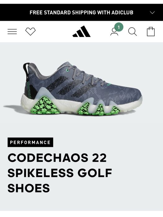 Adidas CODECHAOS 22 Spikeless
