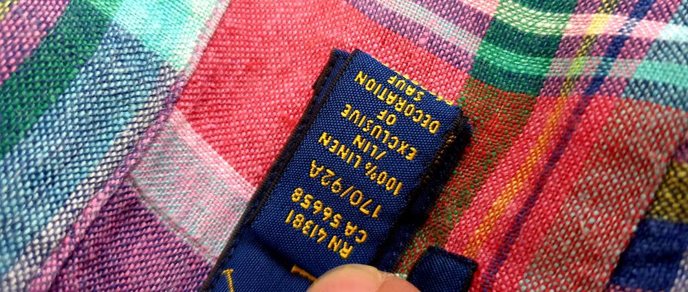 POLO Ralph Lauren Len/ Лен Slim Fit / S  ОРИГИНАЛ! Мъжка Ленена Риза