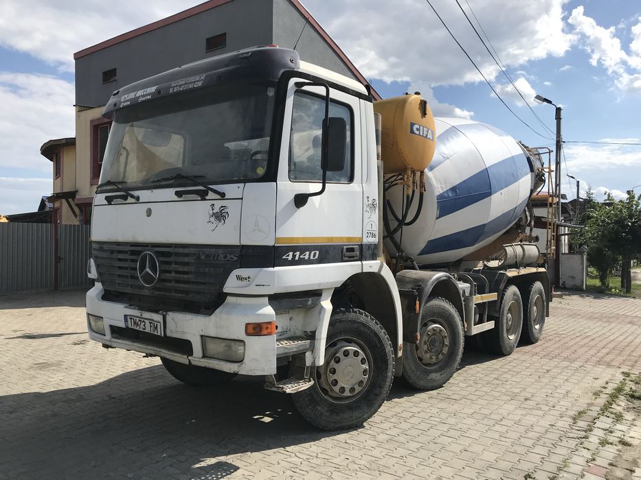 8x4 volvo fm12 , 8x 4 malaxor beton cifa mercedes