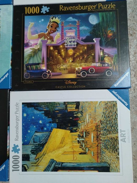 6xRavensburger puzzle 1000 piese