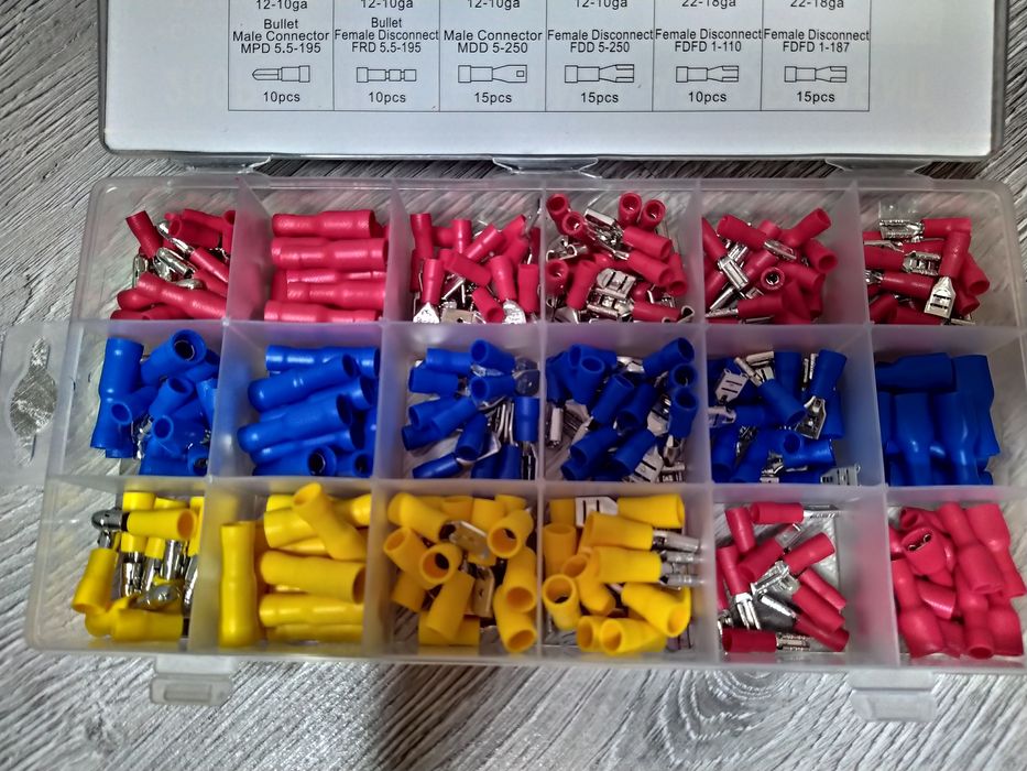 Set Papuci Electrici Izolati 280 Piese 20 Dimensiuni Tip Mama Tata