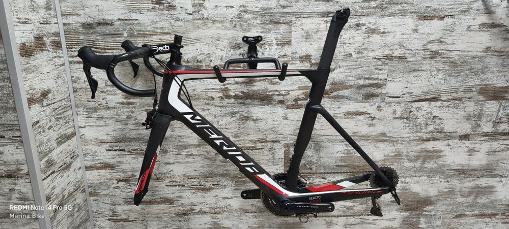 Карбонов шосеен велосипед без капли Merida Reacto Team Dura-Ace | L