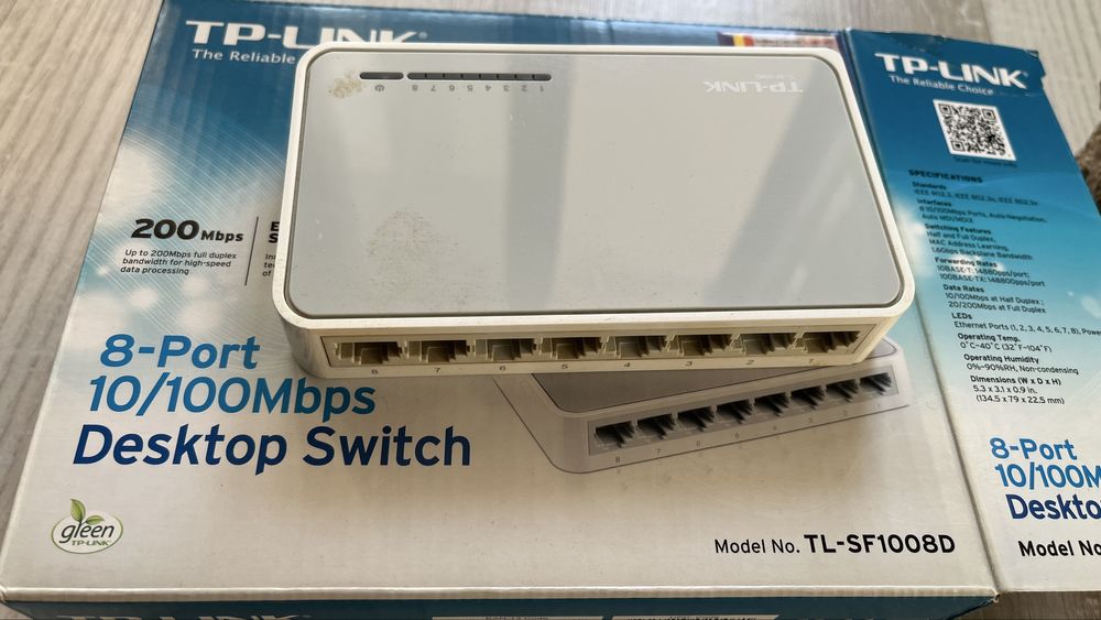 Рутер Huawei и суич TP-Link