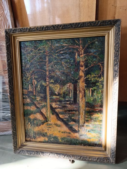 Продам старинную картину маслом в хорошем состоянии