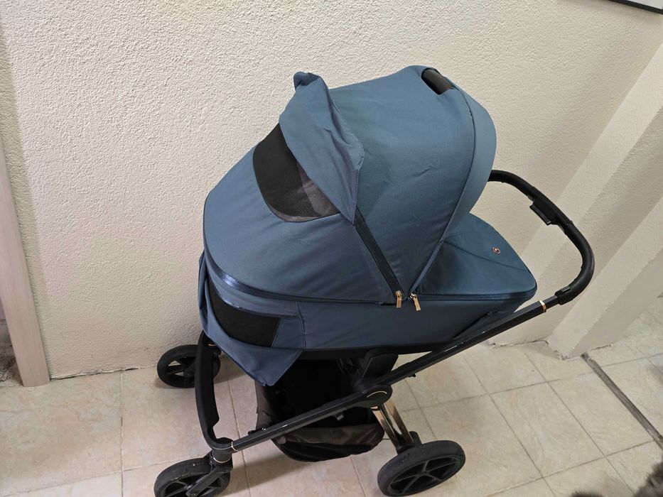 Бебешка количка Espiro Miloo Unique Saphir 2в1