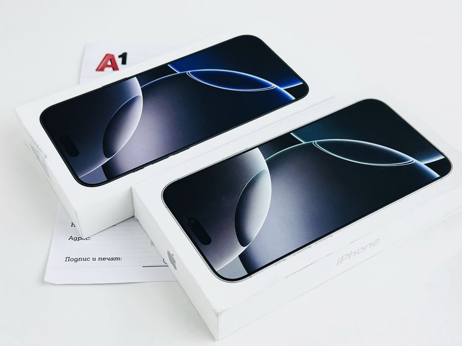 НОВ! Apple iPhone 16 Pro Max 512GB Black / White 2г. Гаранция!