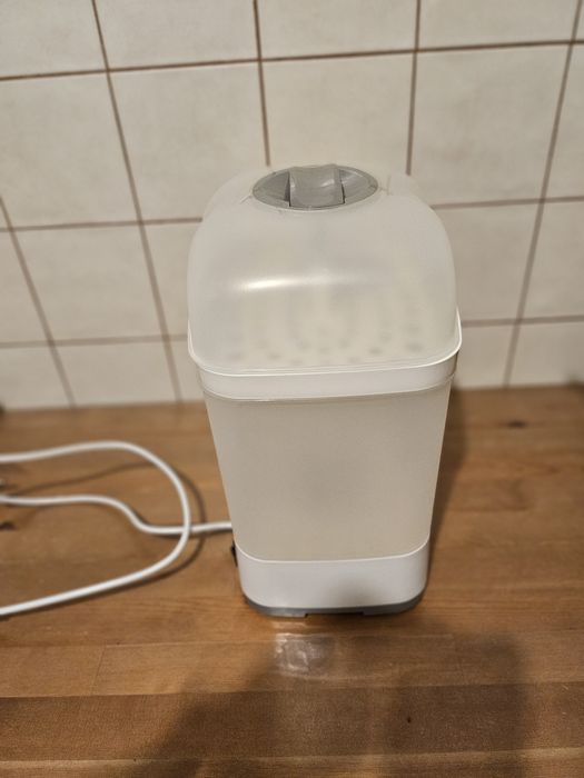 Sterilizator electric cu aburi Chicco 3 in 1 Steril Natural, 0luni+