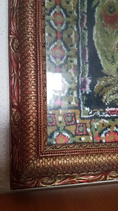 Ramă tablou foarte mare, din lemn,  cu geam inclus