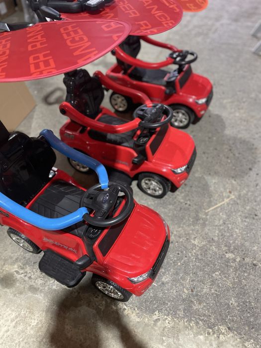 Masinuta copii de impins 3 in 1 Ford Ranger Wildtrax  cu parasolar