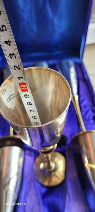 Set pahare Șampanie Argint