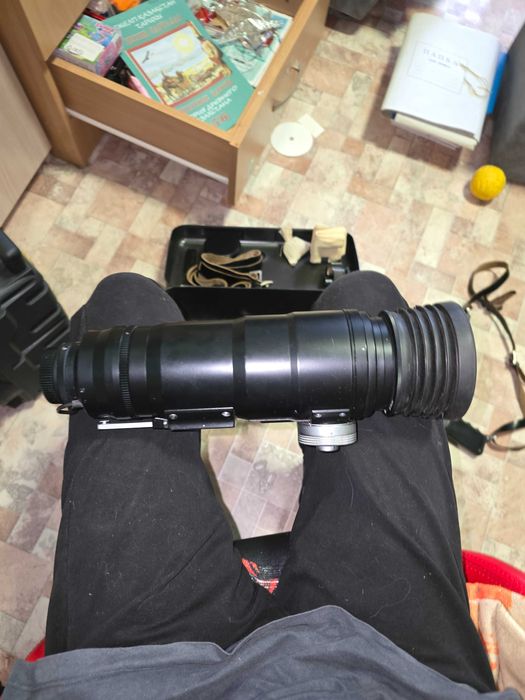 Фоторужье зенит с фотоаппаратом