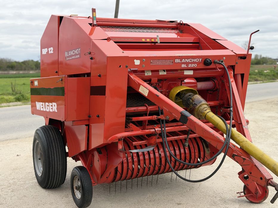 Presa/Balotiera Welger Rp12 Model Nou Import Germania Ca Noi Claas Krone
