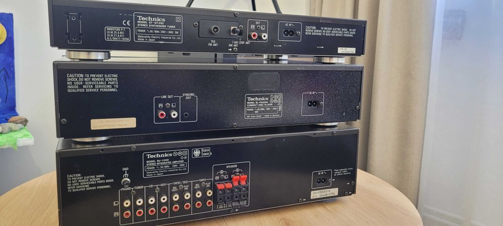 Linie audio Technics Hi-Fi | SU-V300 | ST-GT350 | SL-PG520A - Perfect functionala