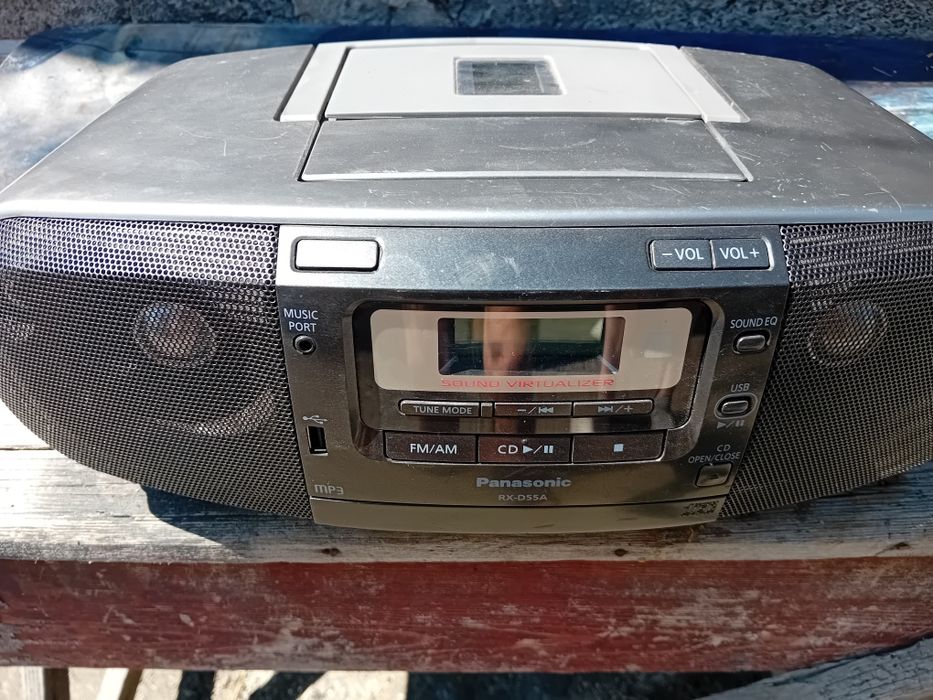 Panasonic RX-D55A — CD/MP3/USB магнитола (бумбокс)