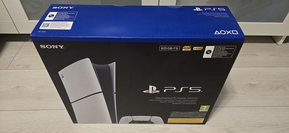 Consola  PlayStation 5 PS5  Slim Digital Edition  825GB, E-Chassis, Garantie, Sigilat