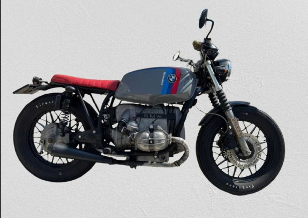 BMW R 45 cafe racer scrambler brat custom negociabil