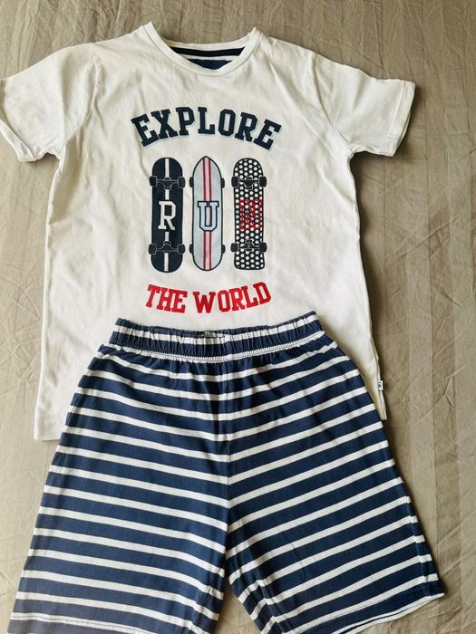 Лот от два комплекта пижамки на OKAIDI за момче, размер 10 г., 140 см