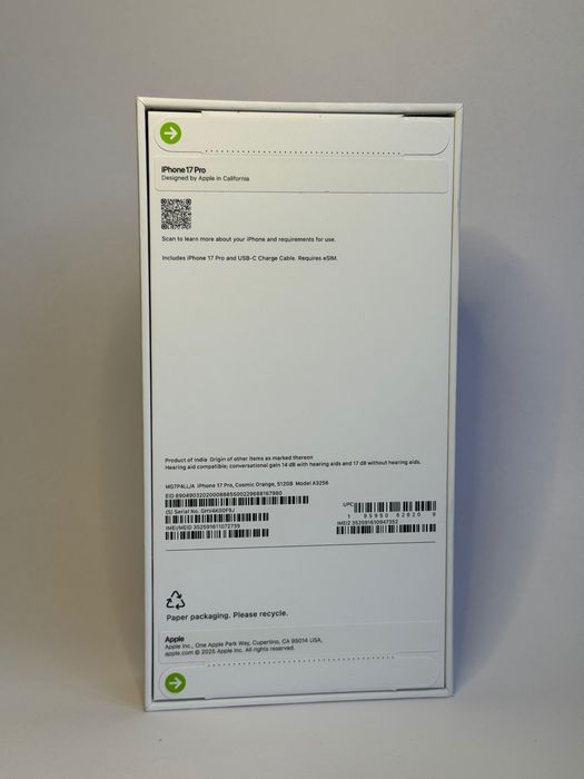 Iphone 17 pro max 256gb 512gb Cosmic Orange , Deep Blue , SIlver