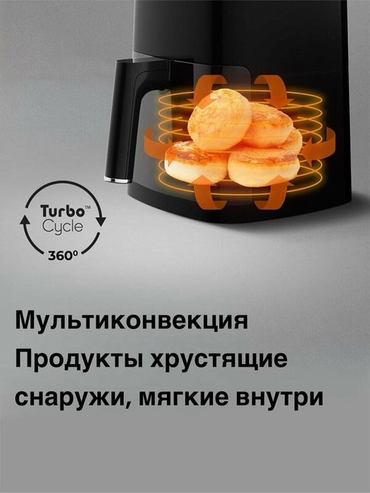 Аэрогриль REDMOND AG1900, 6 л, 12 программ, сенсорное