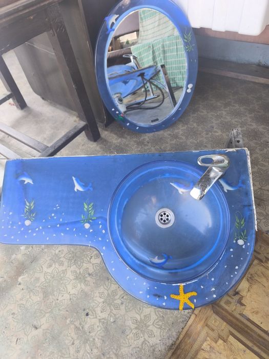 Мойка с зеркалом