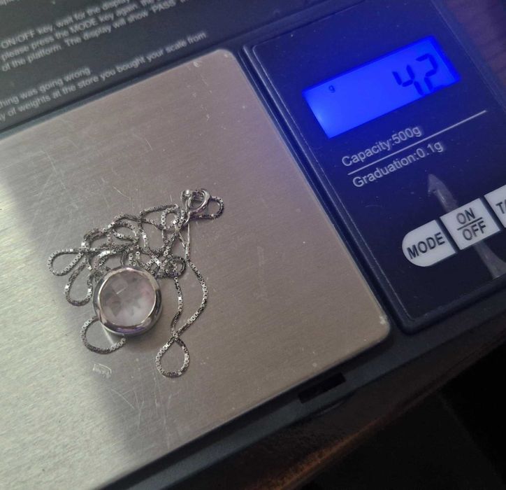 AG129, set argint 925,nou/marcat, solid, 4,2 grame,zirconiu alb,superb