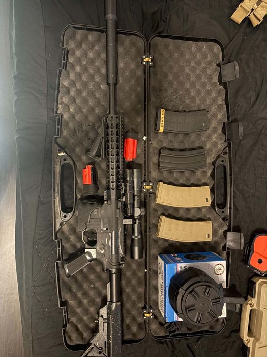 M4 evolution 14'5 modificat, Walther P99 modificat