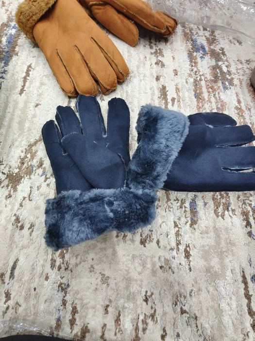 Перчатки зимние дубленчатые