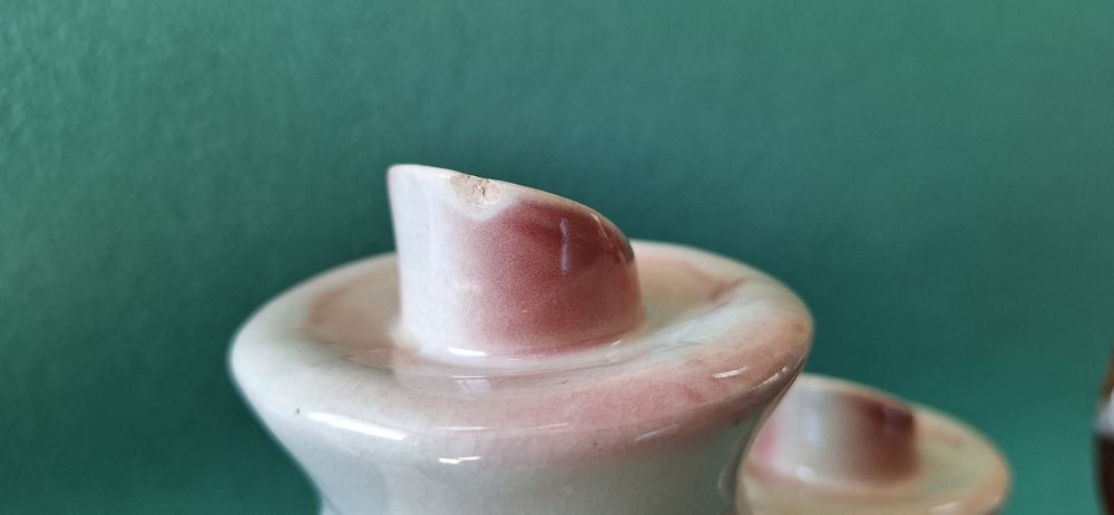 Фарфоровый канделябр-подсвечник, СССР