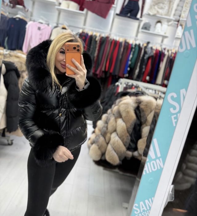 Шушляково яке с естествен косъм