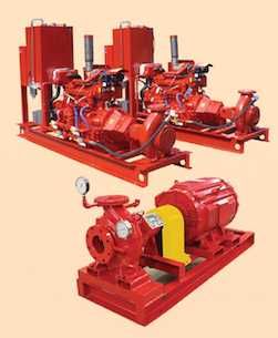 Pompe industriale hidranti si pentru sisteme stingere incendiu