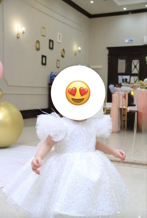 Нарядное детское платье ручной работы.