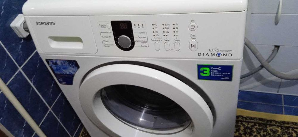 Срочно продается стиральная машина самсунг даймонд
