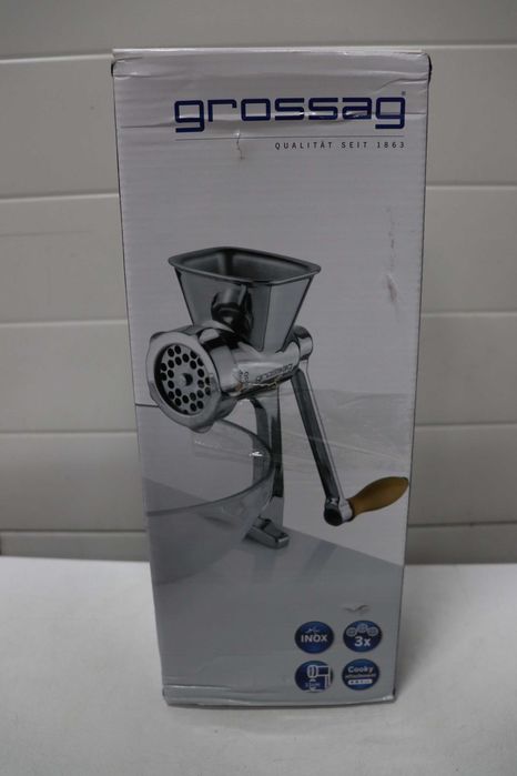 Ръчна месомелачка Grossag HFW5 HFW 5 от неръждаема стомана