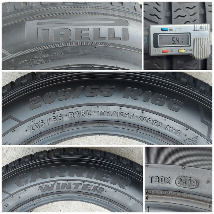 O bucată 205/65 R16C M+S iarnă - una Semperit Goodyear Pirelli