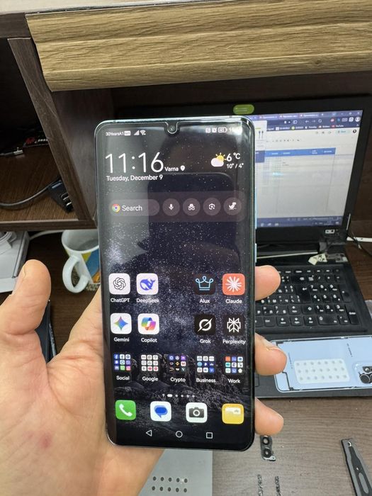 Huawei P30 Pro - Оригинален Дисплей с Рамка + Оригинална Батерияр