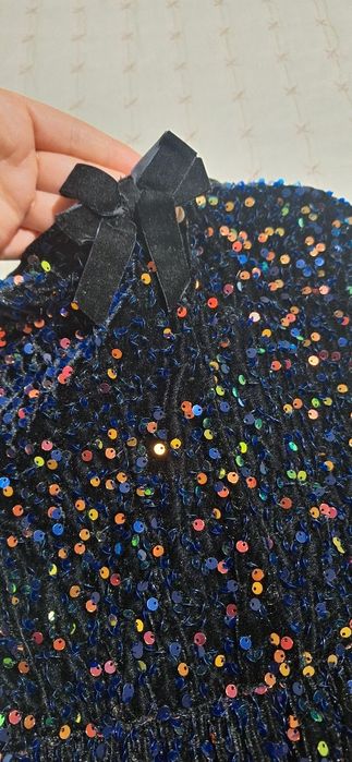 Празнична рокля с пайети