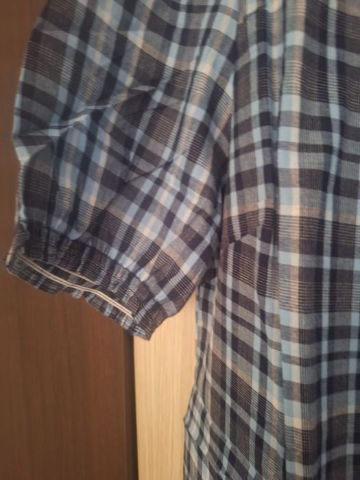 Cămașă dama roz s albastra